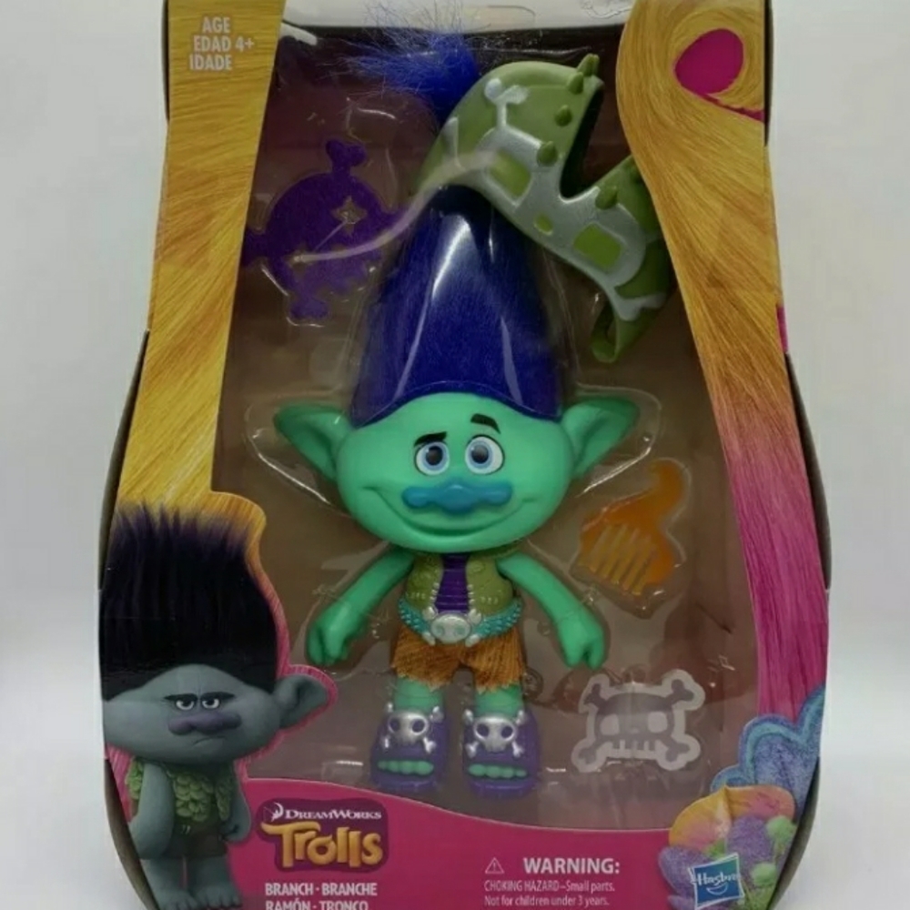 DreamWorks Trolls Branch 9-Inch Action Figure Doll